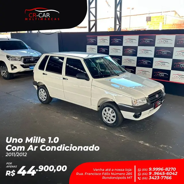 Carro Fiat Uno 2012 Way 1.0 8V (Flex) 4p