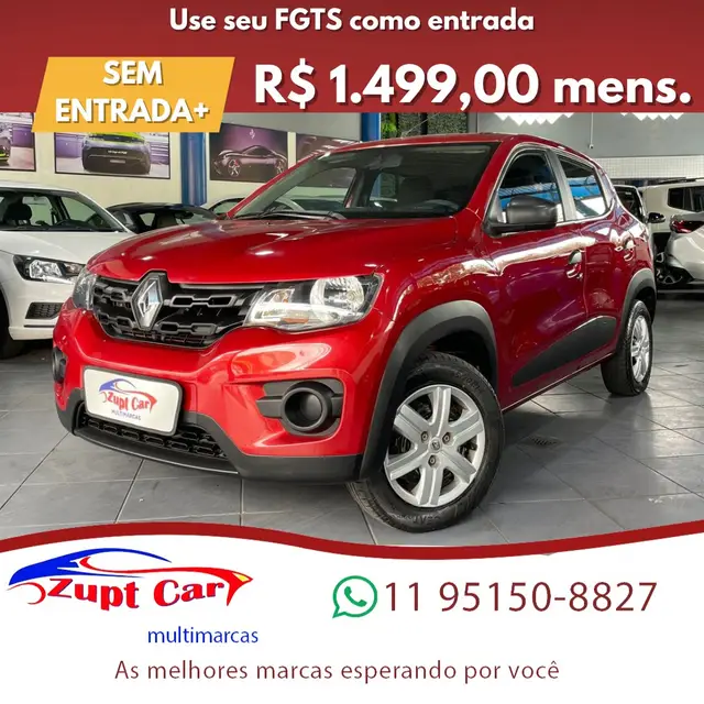 Carro Renault Kwid 2022 Zen 1.0 12v SCe (Flex)