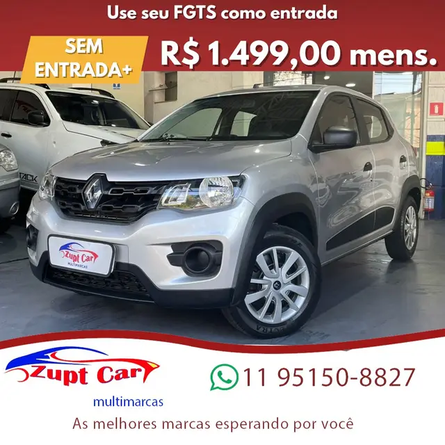 Carro Renault Kwid 2022 Zen 1.0 12v SCe (Flex)