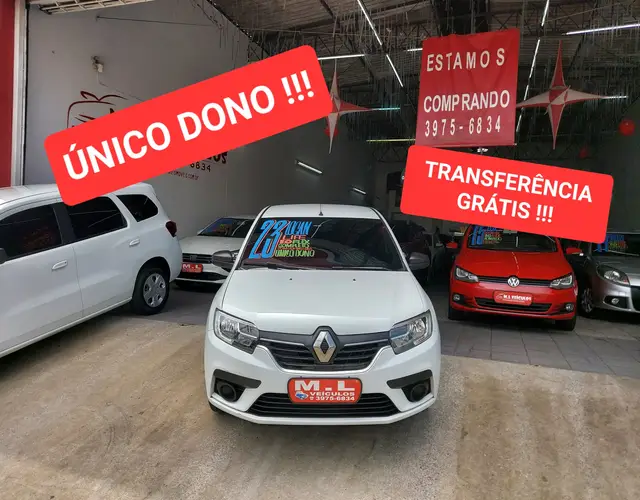 Carro Renault Logan 2023 Life 1.0 12V SCe (Flex)