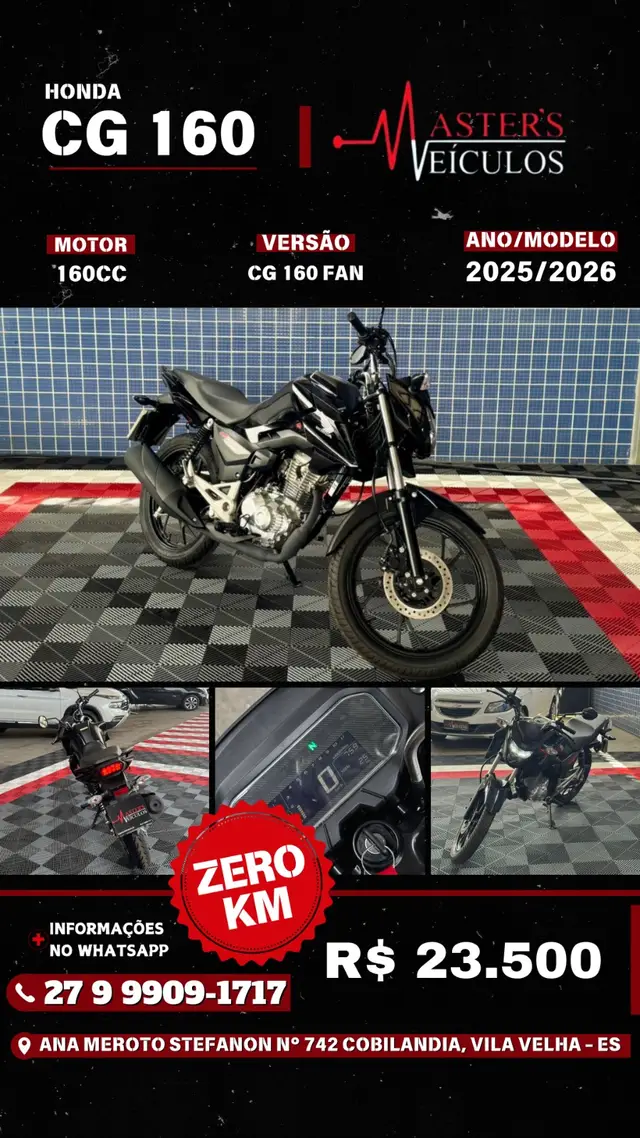 Moto Honda CG 160 2026 Fan