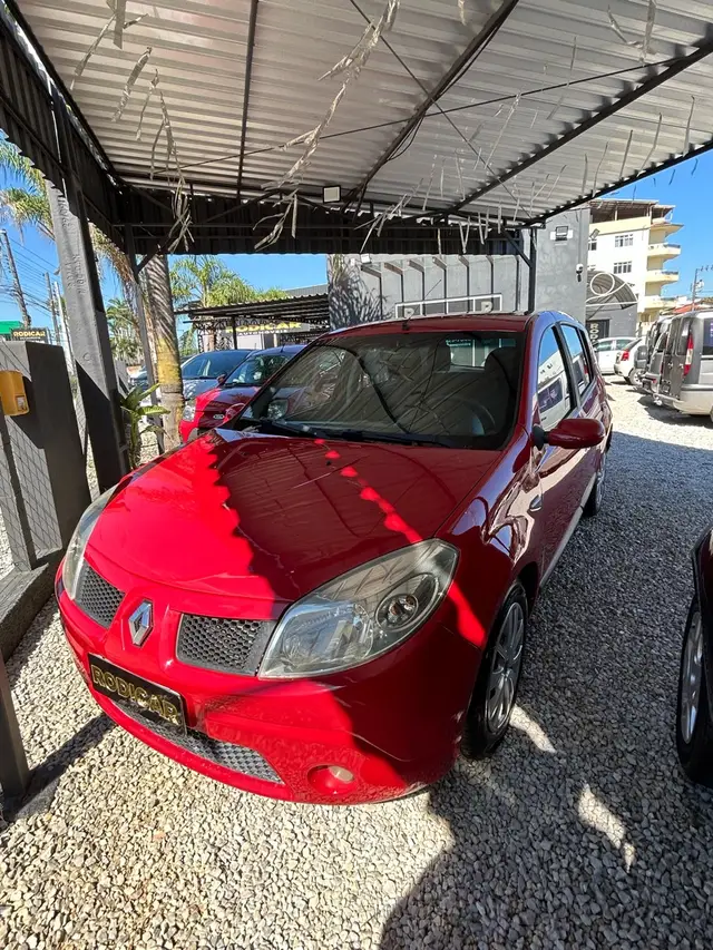 Carro Renault Sandero 2009 Privilège 1.6 8V Hi-Torque (flex)