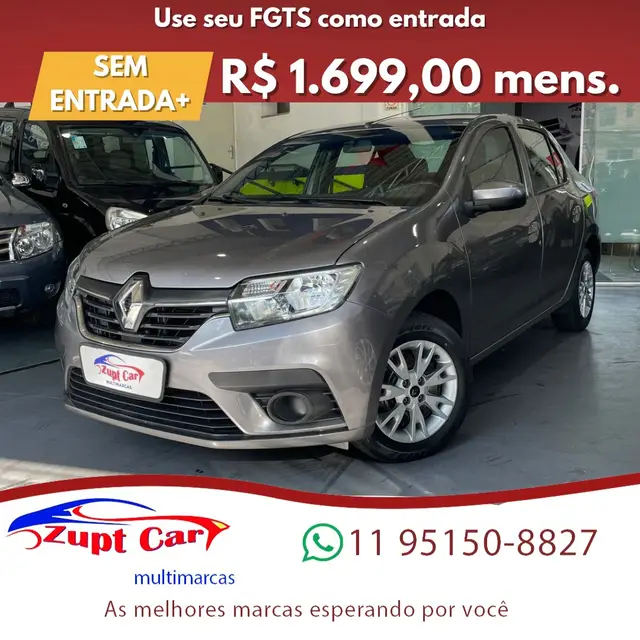 Carro Renault Logan 2023 Zen 1.0 12V SCe (Flex)