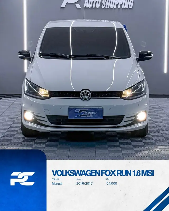 Carro Volkswagen Fox 2017 1.6 MSI Run (Flex)