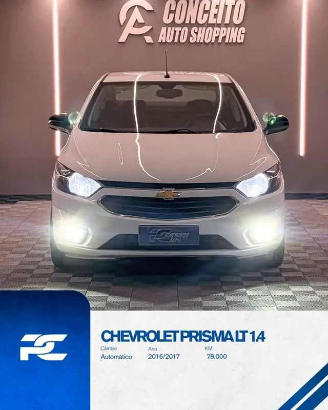 Carro Chevrolet Prisma 2017 1.4 LT SPE/4 (Aut)