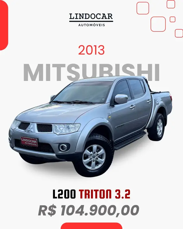 Carro Mitsubishi L200 Triton 2013 3.2 DI-D 4x4