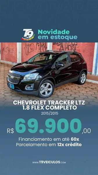 Carro Chevrolet Tracker 2015 LTZ 1.8 16v Ecotec (Aut) (Flex)