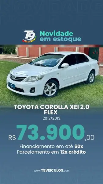 Carro Toyota Corolla 2013 2.0 Altis Multi-Drive S (Flex)