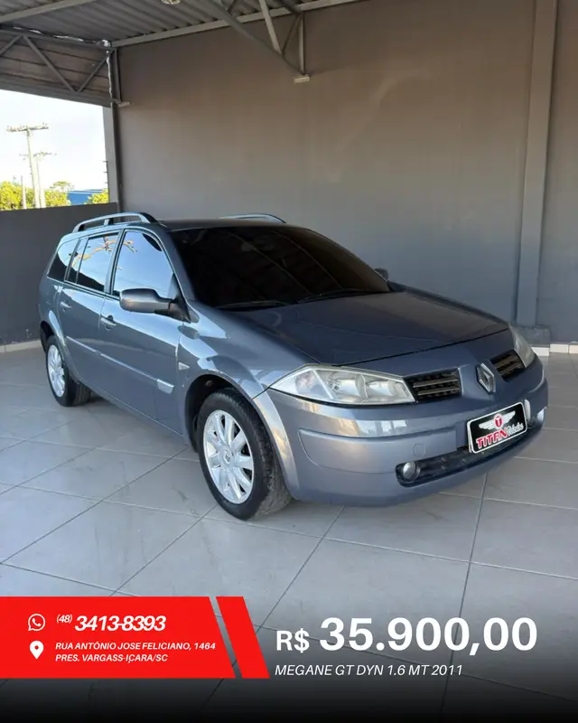 Carro Renault Megane Grand Tour 2011 Mégane Grand Tour Expression 1.6 16V (flex)