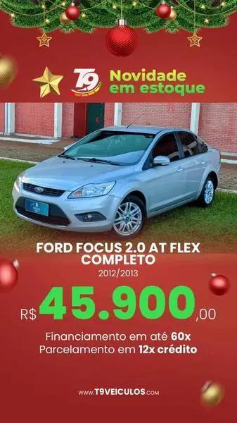 Carro Ford Focus Sedan 2013 GLX 2.0 16V (Flex) (Aut)
