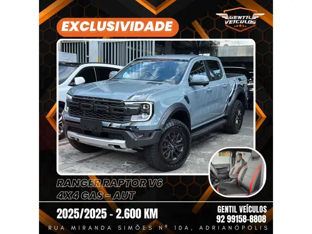 Carro Ford Ranger Cabine Dupla 2025 Limited 3.0