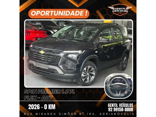 Carro Chevrolet Spin 2026 LTZ 1.8 (Aut.)