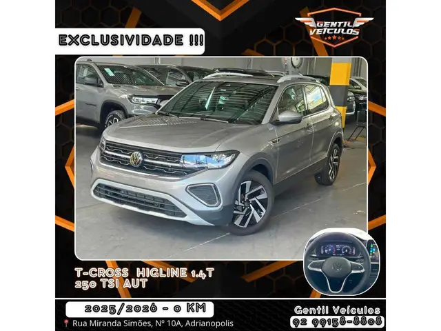 Carro Volkswagen T-Cross 2026 Highline