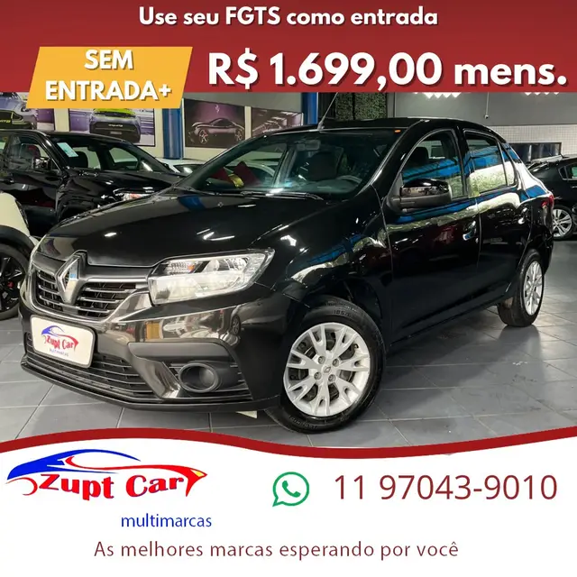 Carro Renault Logan 2023 Zen 1.0 12V SCe (Flex)