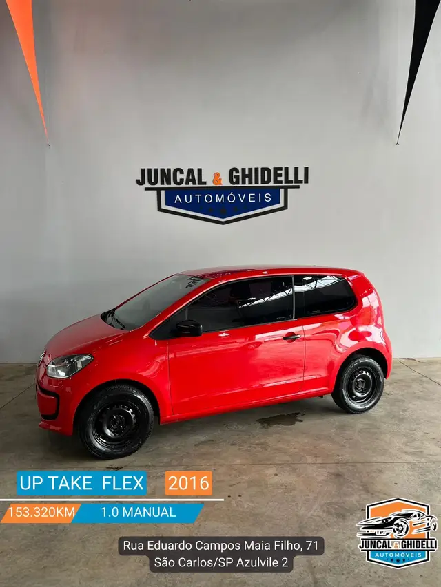 Carro Volkswagen Up! 2016 1.0 12v E-Flex take up! 2p