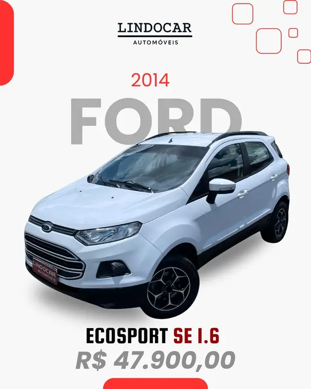 Carro Ford EcoSport 2014 Ecosport SE 1.6 16V (Flex)