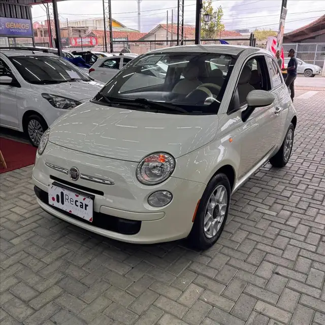 Carro Fiat 500 2012 Cult Dualogic 1.4 8V