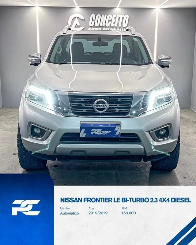 Carro Nissan Frontier 2019 2.3 TD CD LE 4x4 (Aut)