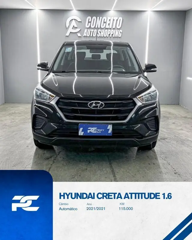Carro Hyundai Creta 2021 Attitude 1.6 (Aut) (Flex)