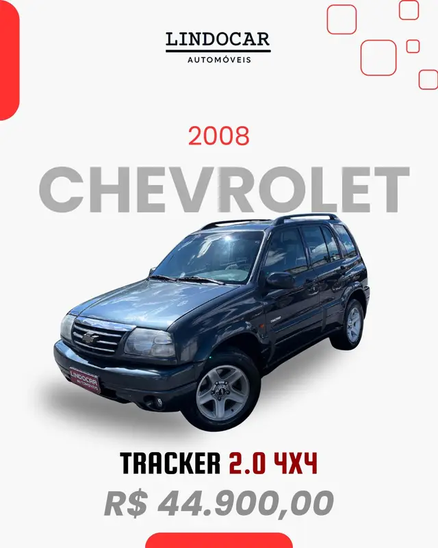 Carro Chevrolet Tracker 2008 2.0 4x4 16V