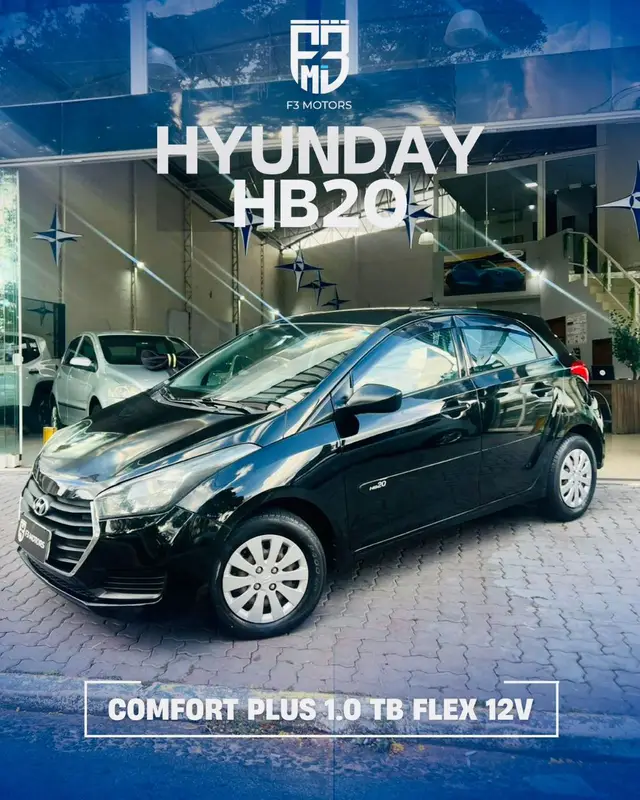 Carro Hyundai HB20 2017 1.0 Comfort Plus (Flex)