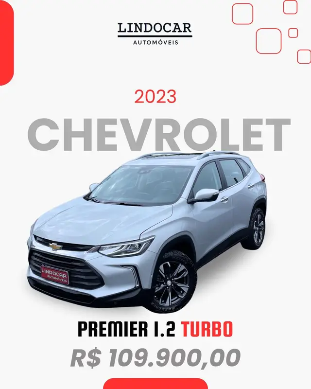 Carro Chevrolet Tracker 2023 Premier 1.2 Turbo (Aut.)