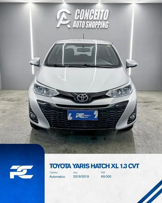 Carro Toyota Yaris 2019 1.3 XL CVT (Flex)