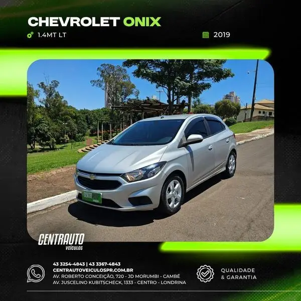 Carro Chevrolet Onix 2019 1.4 LT SPE/4