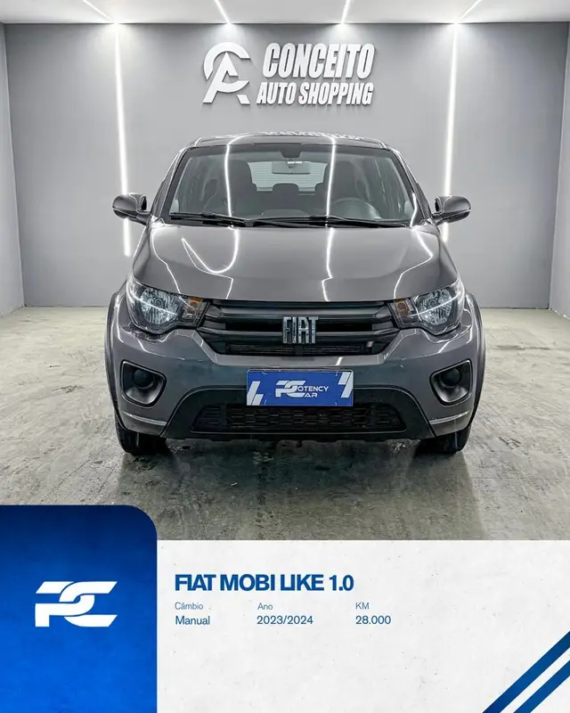 Carro Fiat Mobi 2024 Like 1.0