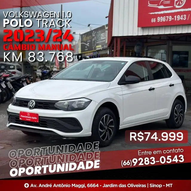 Carro Volkswagen Polo 2024 Track 1.0 Flex 12V 5p