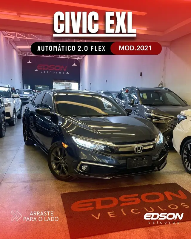 Carro Honda Civic 2021 EXL 2.0 i-VTEC CVT