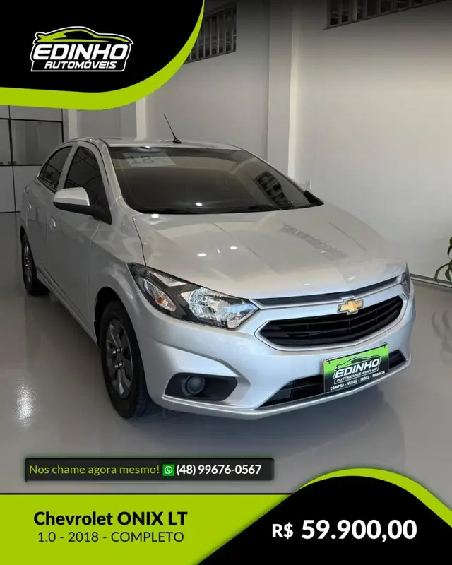 Carro Chevrolet Onix 2018 LT 1.4 8V FlexPower 5p Mec.