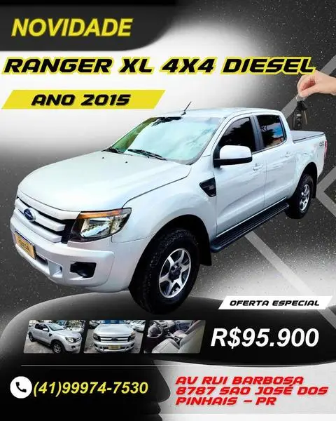 Carro Ford Ranger Cabine Dupla 2015 Ranger 2.2 TD 4WD XL CD