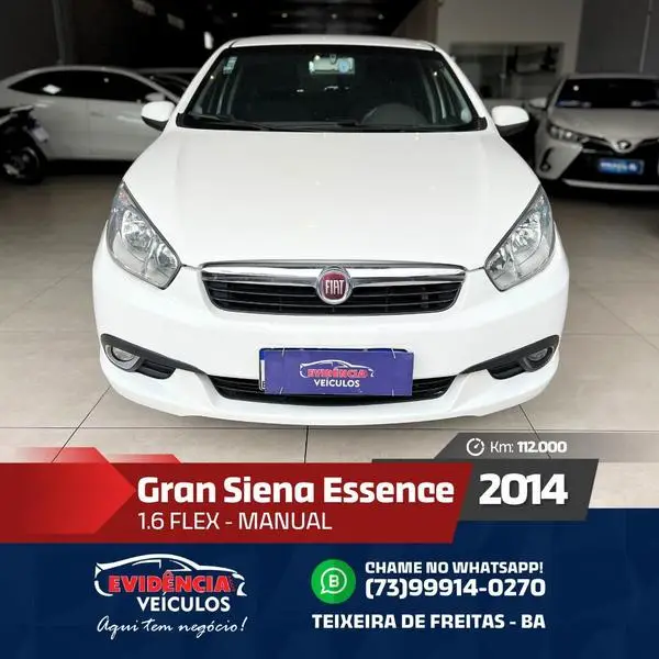 Carro Fiat Grand Siena 2014 Essence 1.6 16V (Flex)