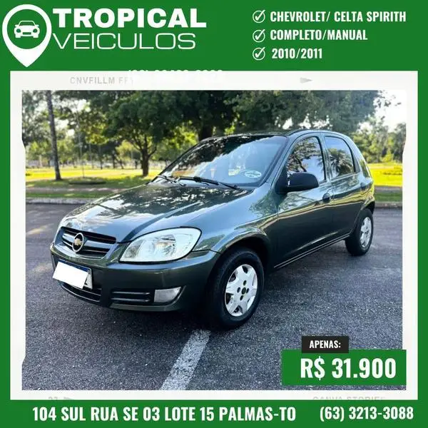 Carro Chevrolet Celta 2011 Spirit 1.0 VHCE (Flex) 4p