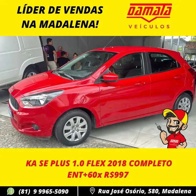 Carro Ford Ka 2018 1.0 SE (Flex)