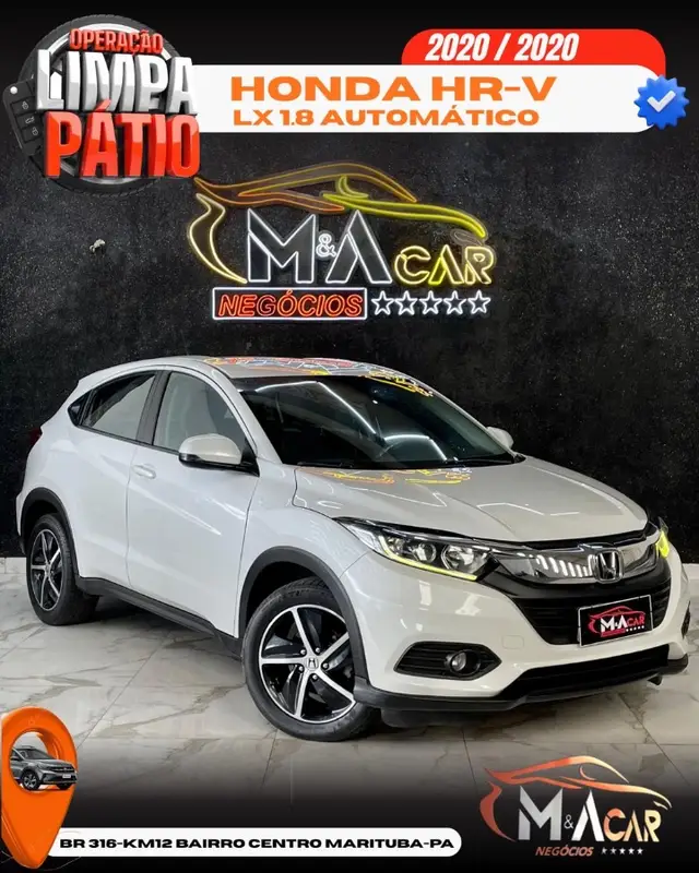 Carro Honda HR-V 2020 LX CVT 1.8 I-VTEC FlexOne