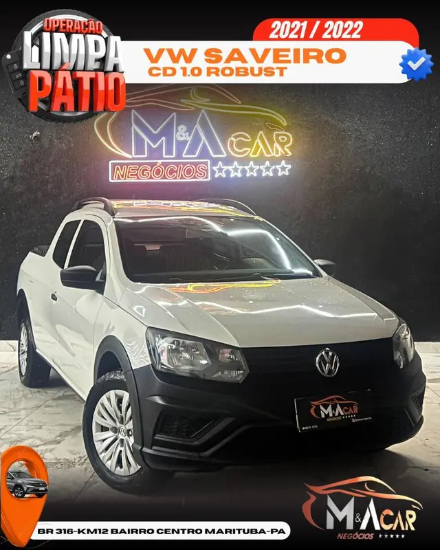 Carro Volkswagen Saveiro 2022 Robust 1.6 MSI CD (Flex)