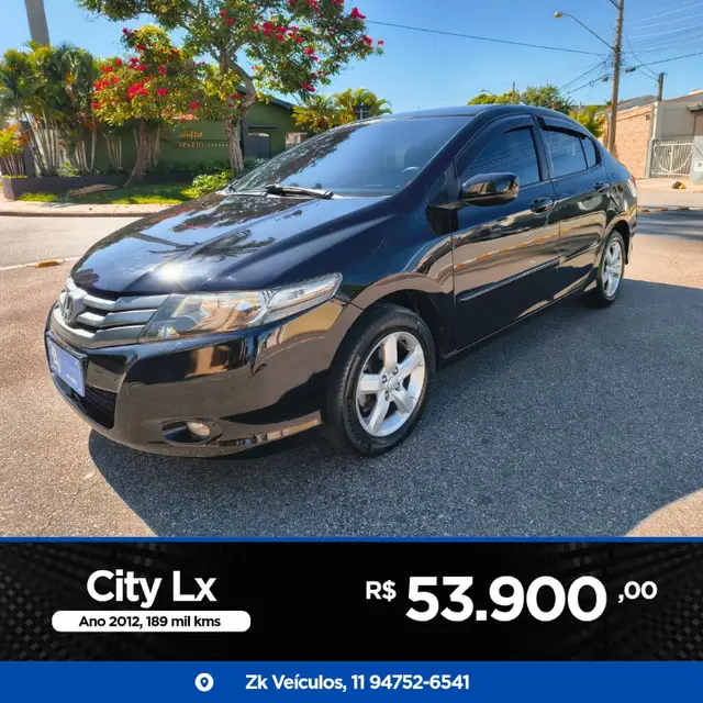Carro Honda City 2012 LX 1.5 CVT (Flex)