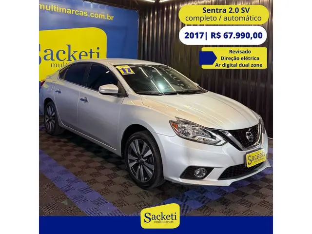 Carro Nissan Sentra 2017 SV 2.0 16V CVT (Flex)