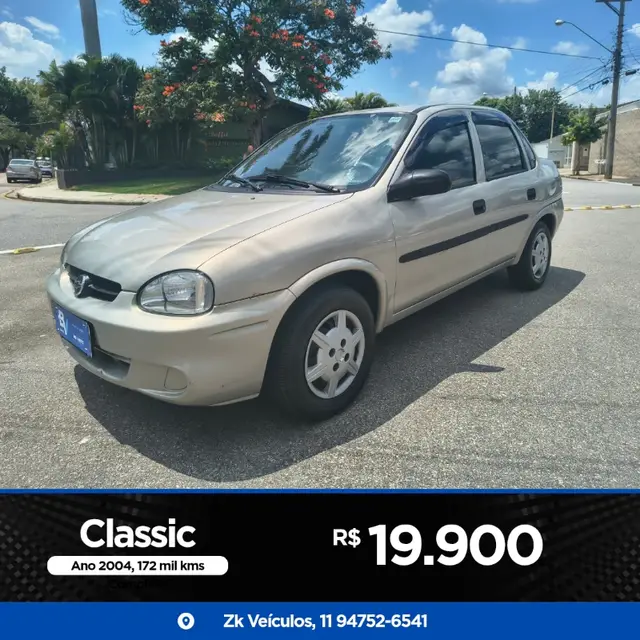Carro Chevrolet Corsa Sedan 2004 1.0 8V