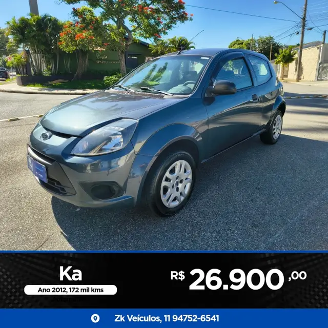 Carro Ford Ka 2012 Ka 1.0 Fly (Flex)