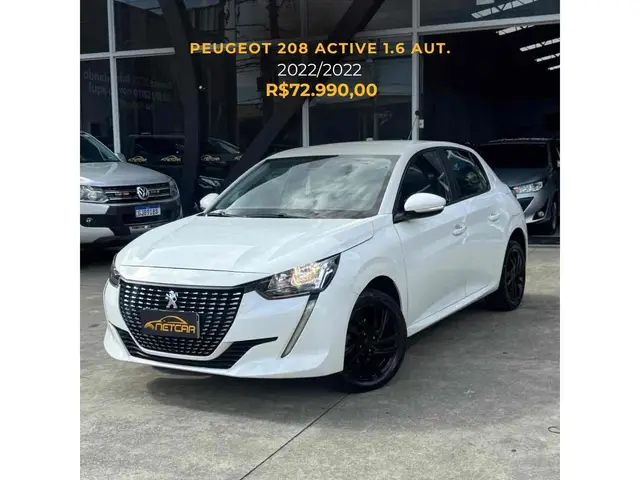Carro Peugeot 208 2022 Active 1.6 (Flex) (Aut)