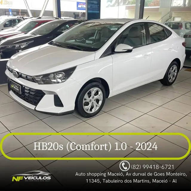 Carro Hyundai HB20S 2024 Comfort 1.0 (Flex)