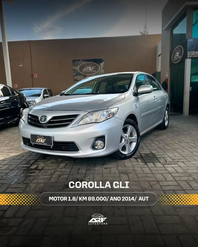 Carro Toyota Corolla 2014 Sedan 1.8 Dual VVT-i GLI (flex)