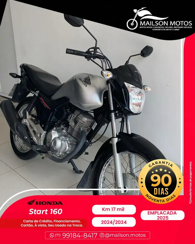 Moto Honda CG 160 2024 Start