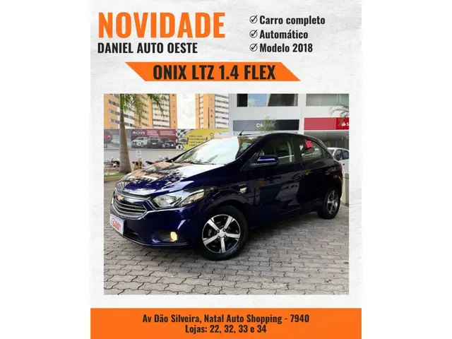 Carro Chevrolet Onix 2018 1.4 LTZ SPE/4 (Aut)