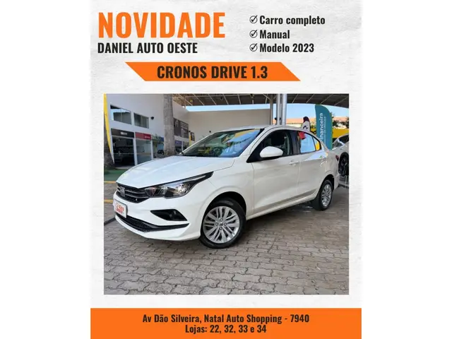 Carro Fiat Cronos 2023 Drive 1.3 (Flex) MT