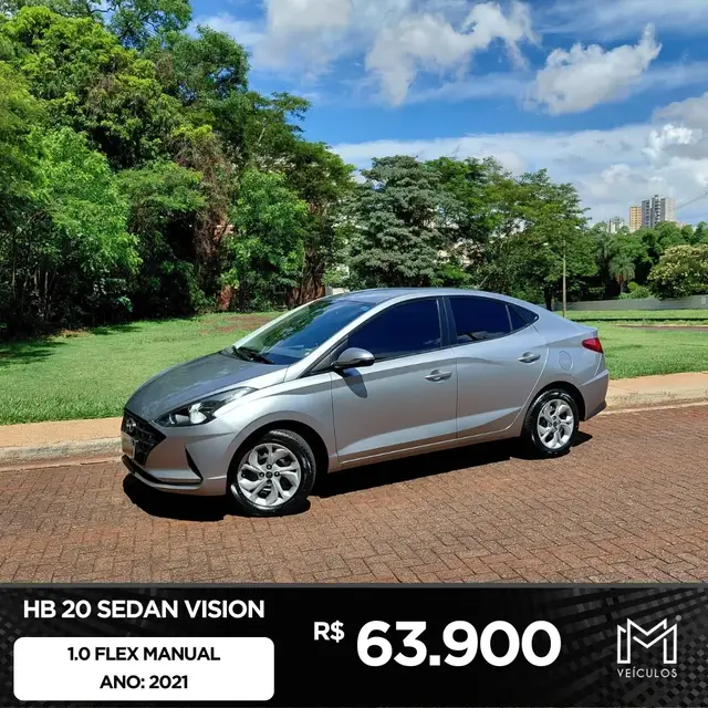 Carro Hyundai HB20 2021 Vision 1.0
