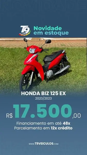Moto Honda Biz 125 2023 Flex